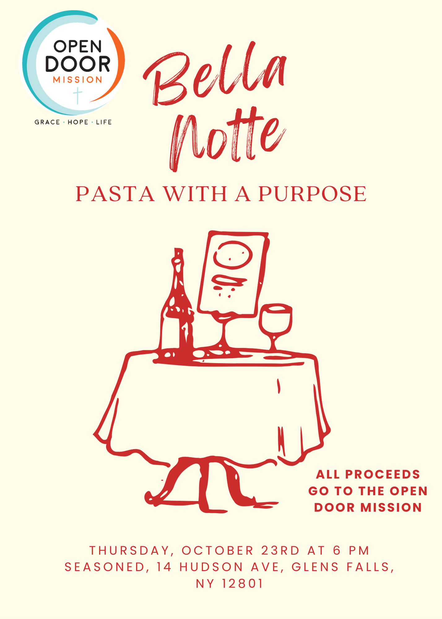 Bella Notte - Pasta With A Purpose